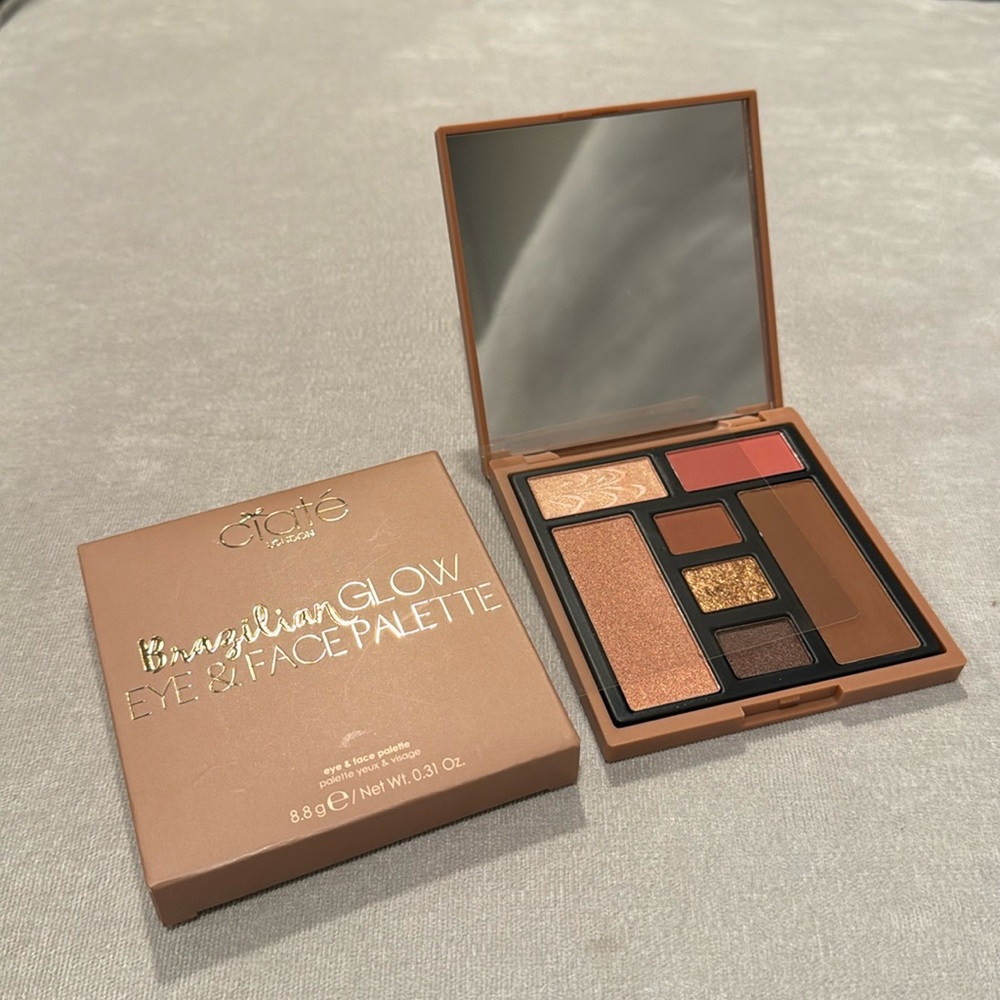 Ciate Brazilian Glow Eye and Face Palette in Medium Dark